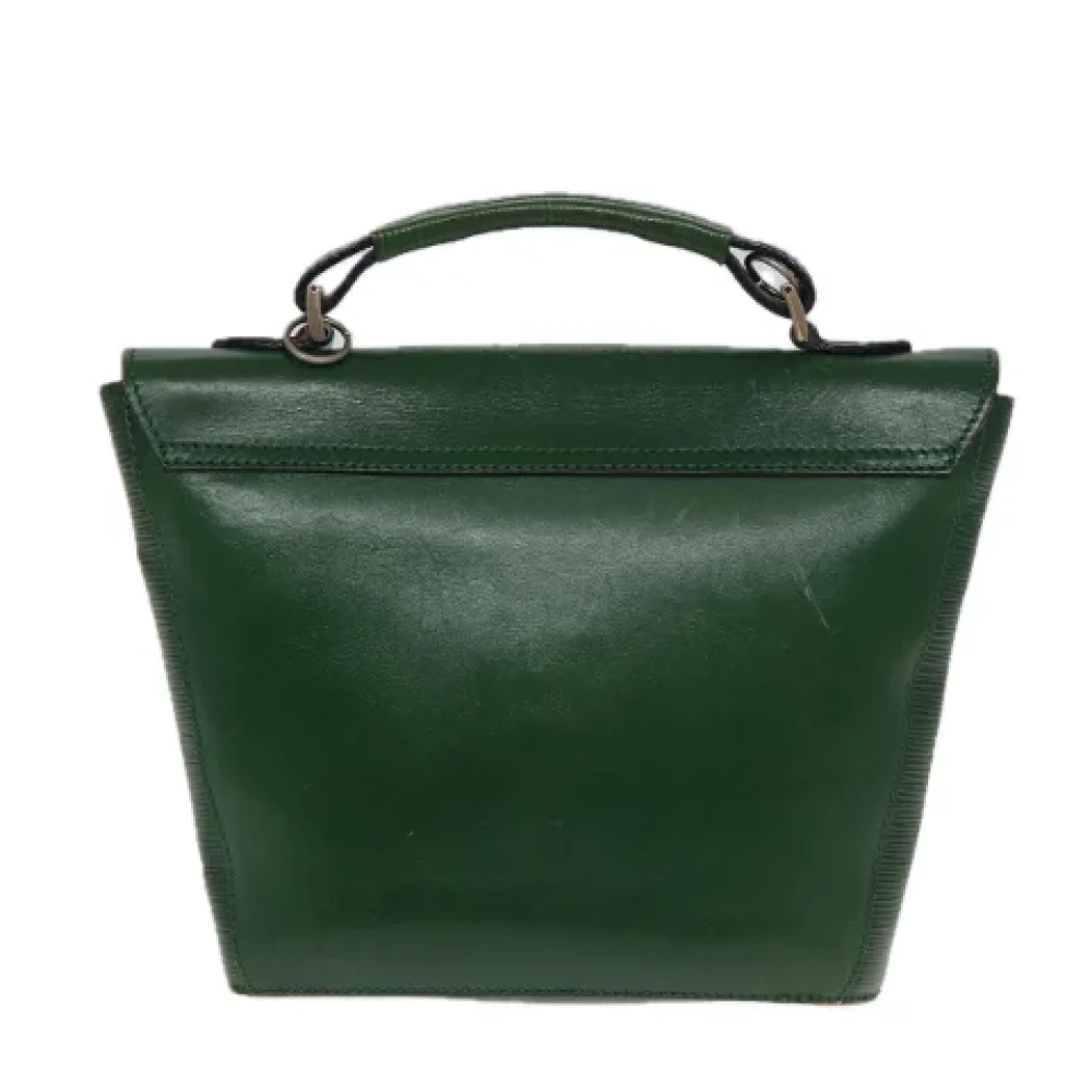 Fendi Vintage Pre-owned Leather fendi-bags Green Dames