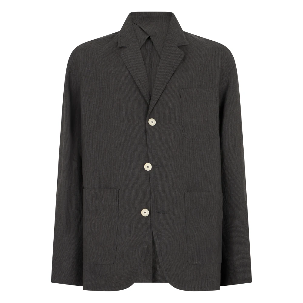 Jacquemus Gray Single-Breasted Jacket - Male - Blazers - L - Jackets