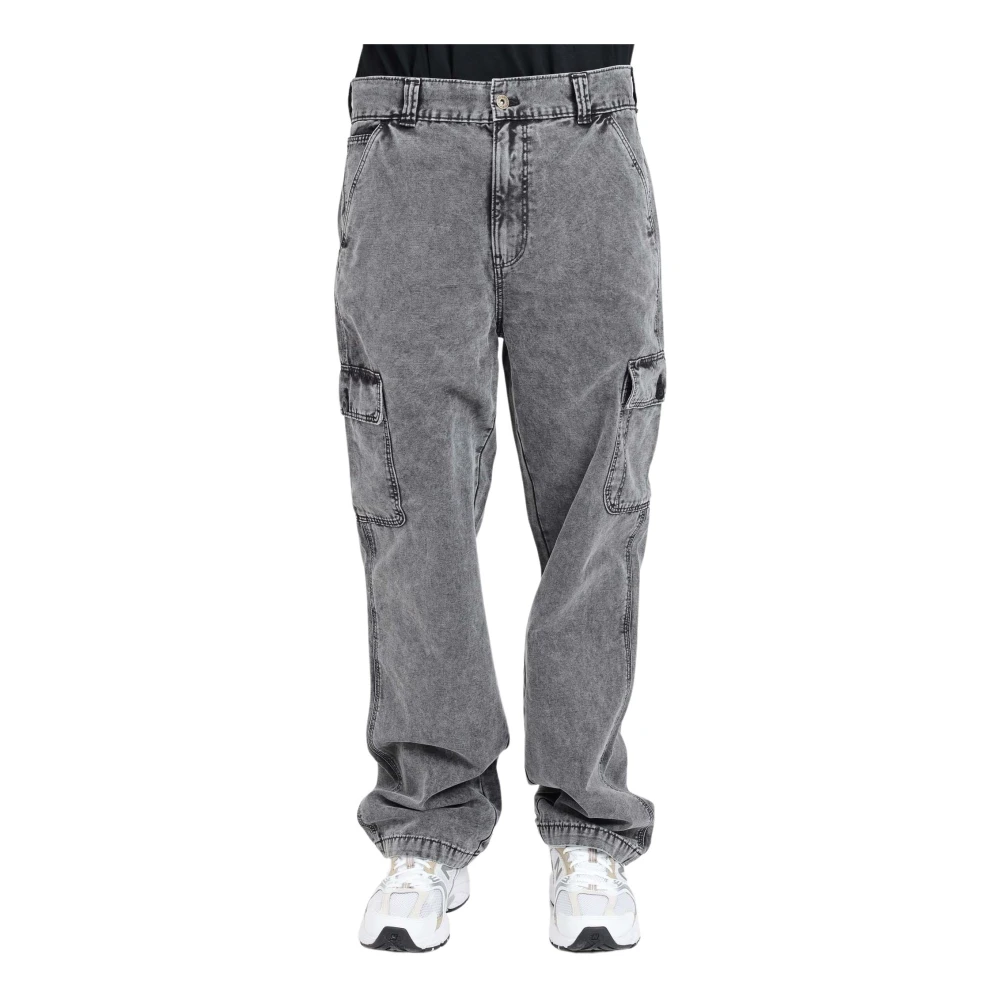 Dickies Stijlvolle Straight Jeans voor Mannen Black Heren