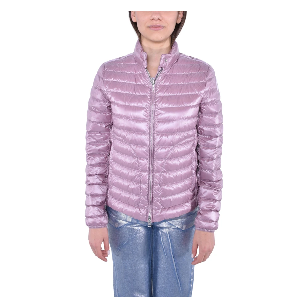 Parajumpers Women's Purple Winter Jackets, Xs, Short Quilted Down Jacket