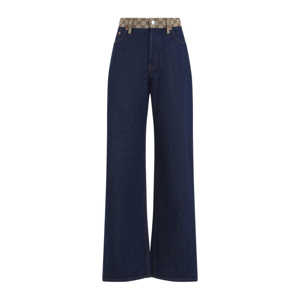 Gucci Blauwe Jeans voor Vrouwen Blue Dames