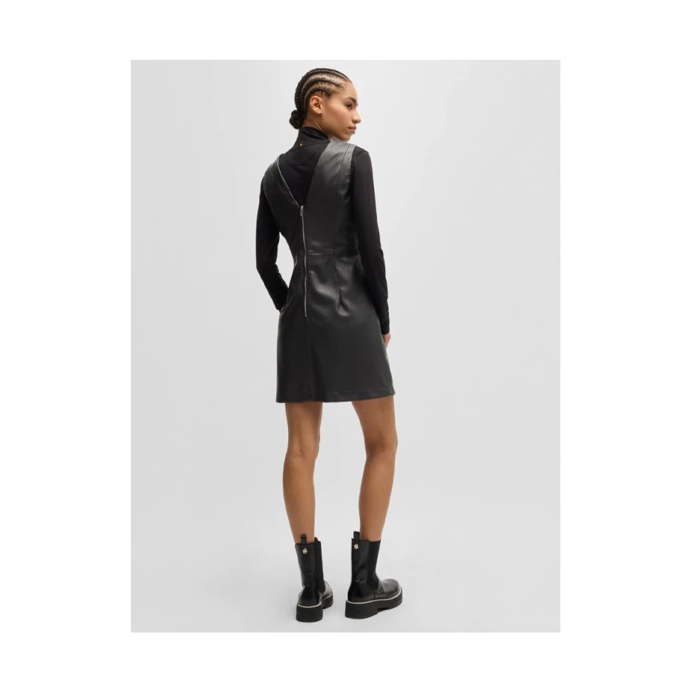 Hugo Boss Elegante Jurk voor Vrouwen Black Dames