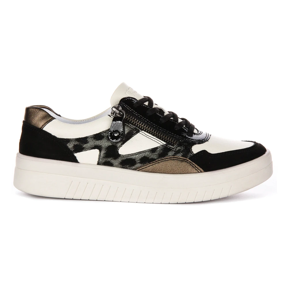 Remonte Women's Black Multi Leather Trainers For