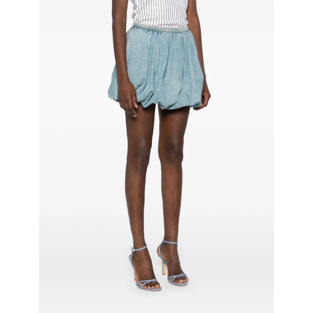 Rotate Birger Christensen Geplooide Rok Blue Dames