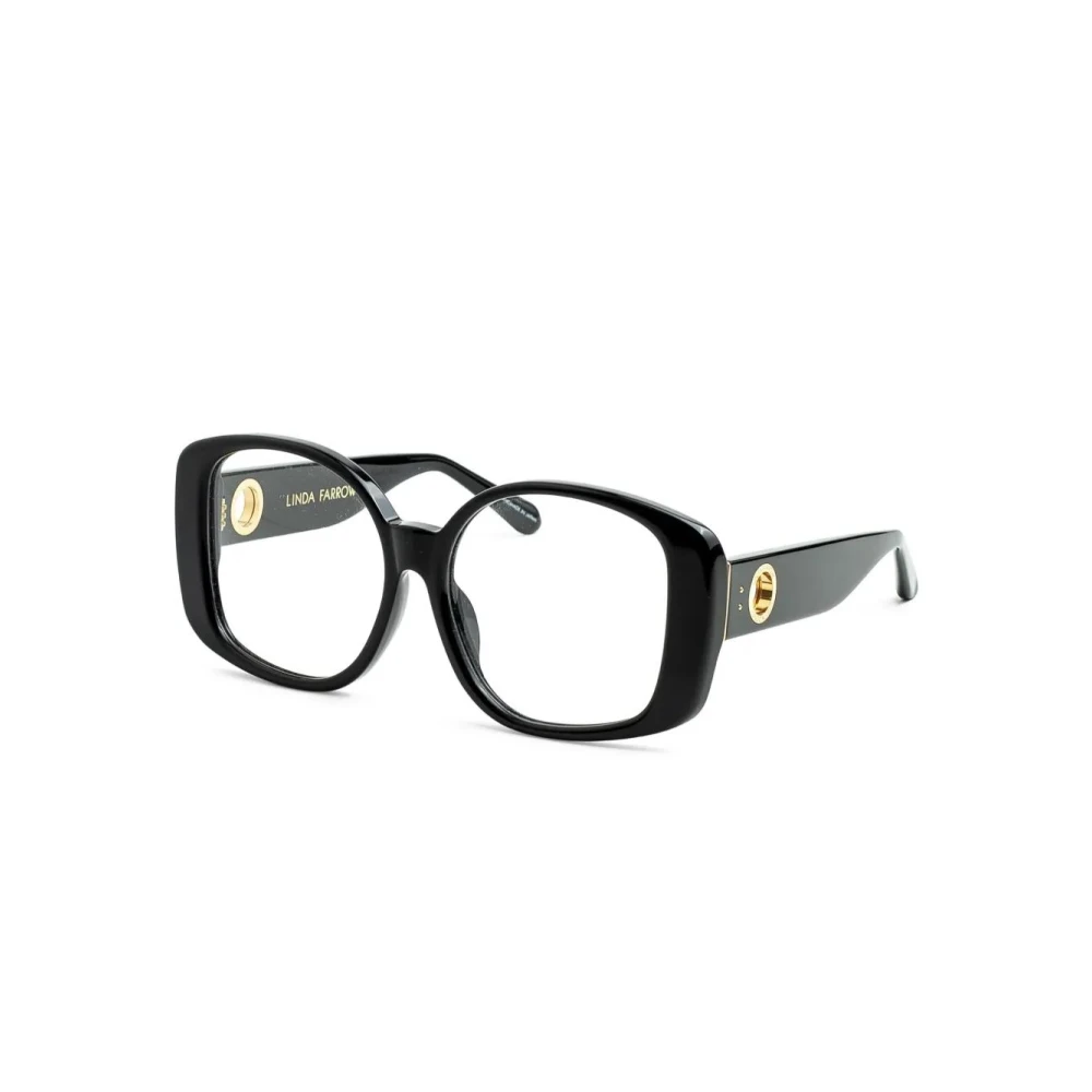 Linda Farrow Black Glasses, Female, 59 Mm, Optical Frame