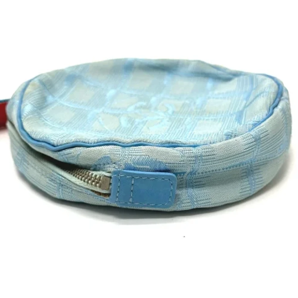 Chanel Vintage Pre-owned Nylon chanel-bags Blue Dames