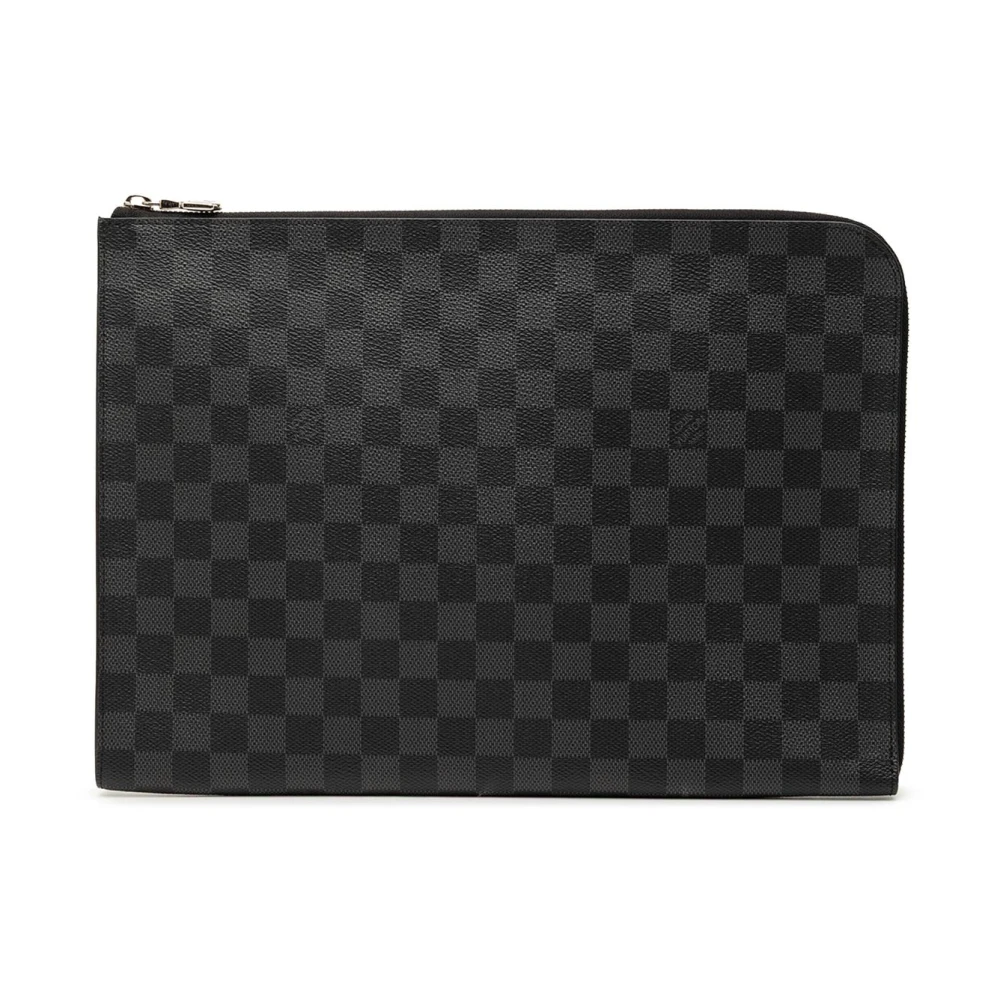 Louis Vuitton Vintage Women's Black Pre-Owned Zip Pouch