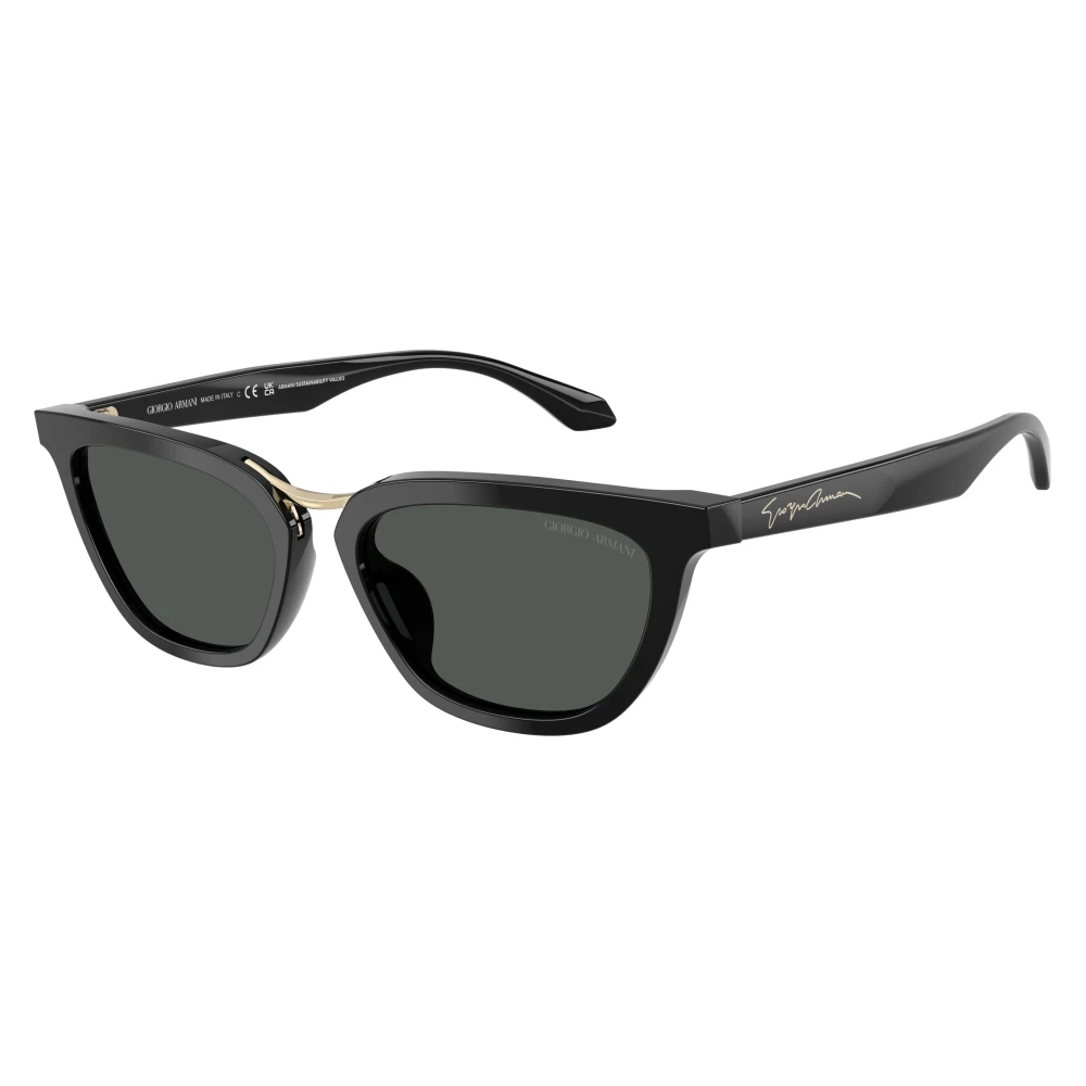 Giorgio Armani Women's Black Butterfly Sunglasses - Sunglasses - 54 Mm - Accessories