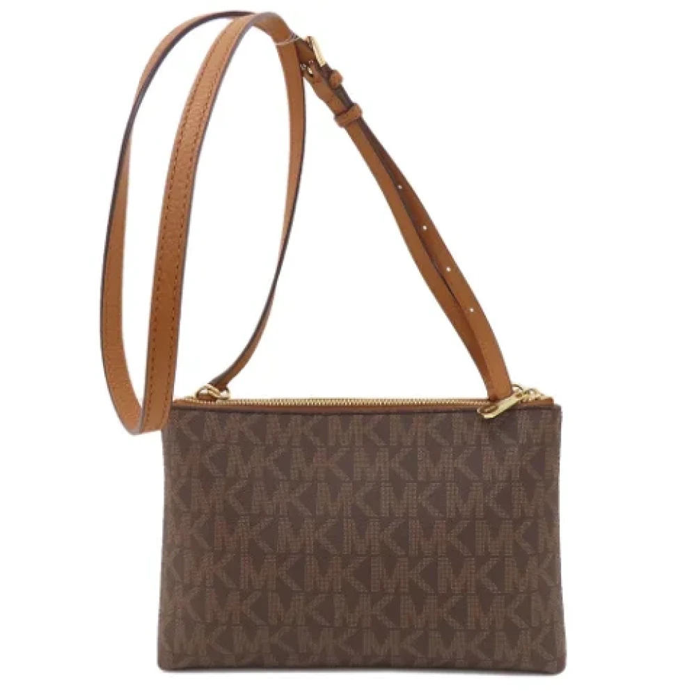 Michael Kors Pre-owned Plastic shoulder-bags Brown Dames