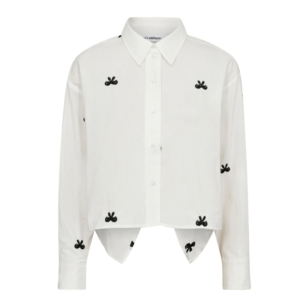 Co'Couture Riacc Ribbon Blouse White Dames
