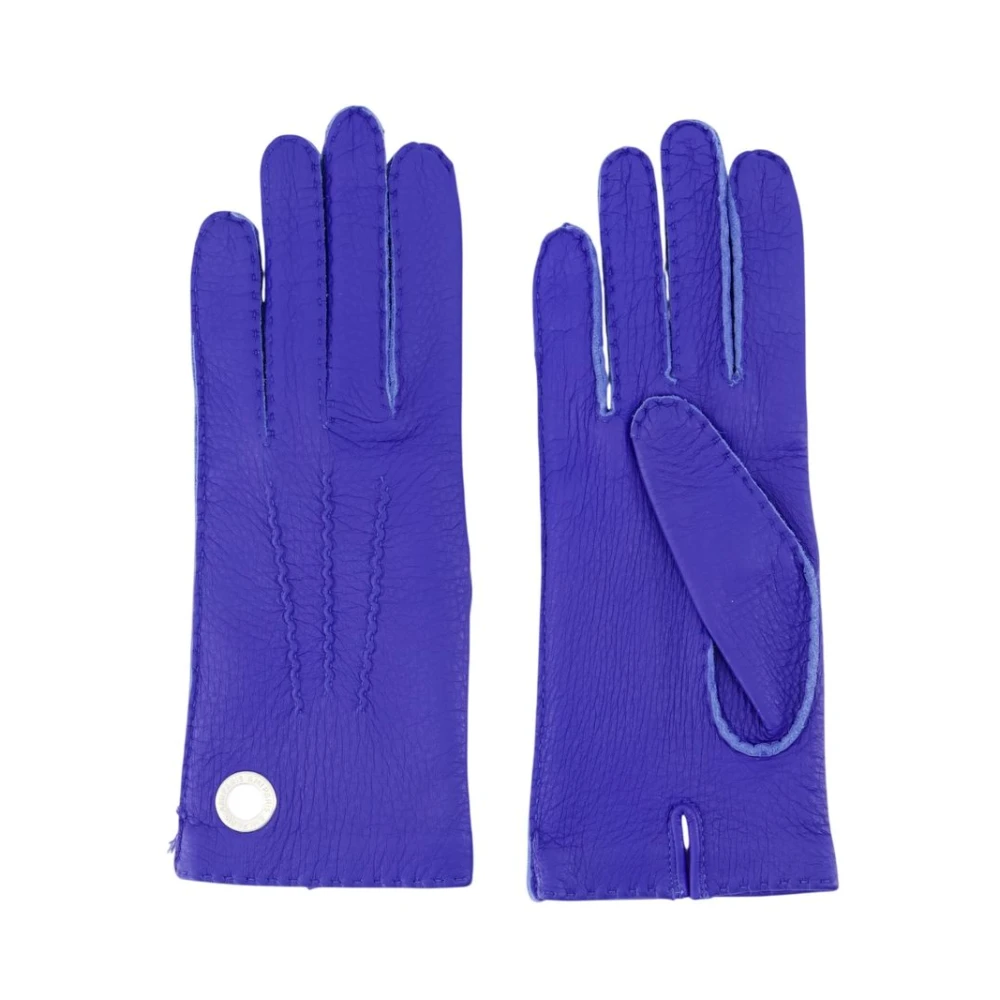 Ami Donna Blu Guanti In Pelle - Immagine 2