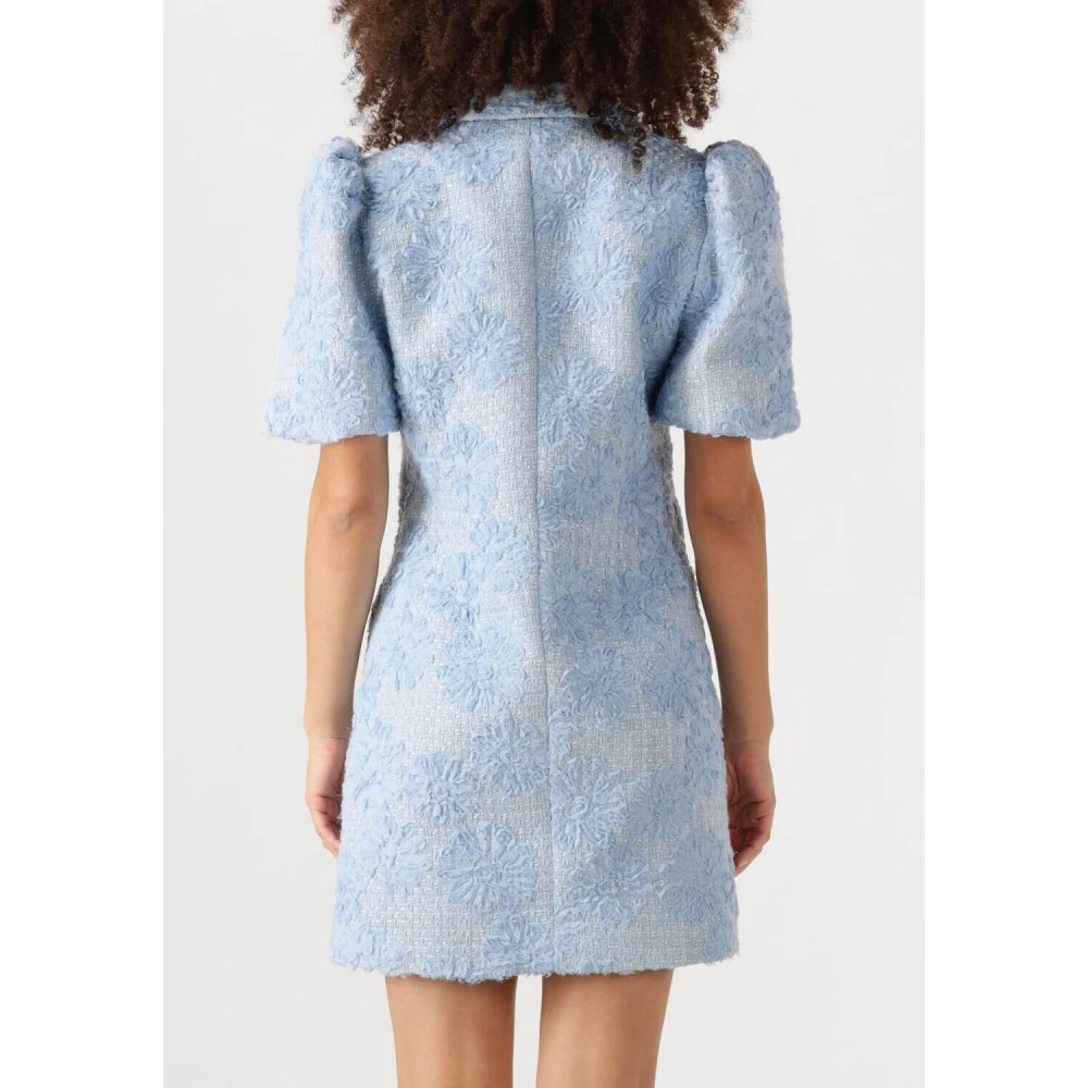 Notre-v Elegante lichtblauwe blazerjurk Blue Dames
