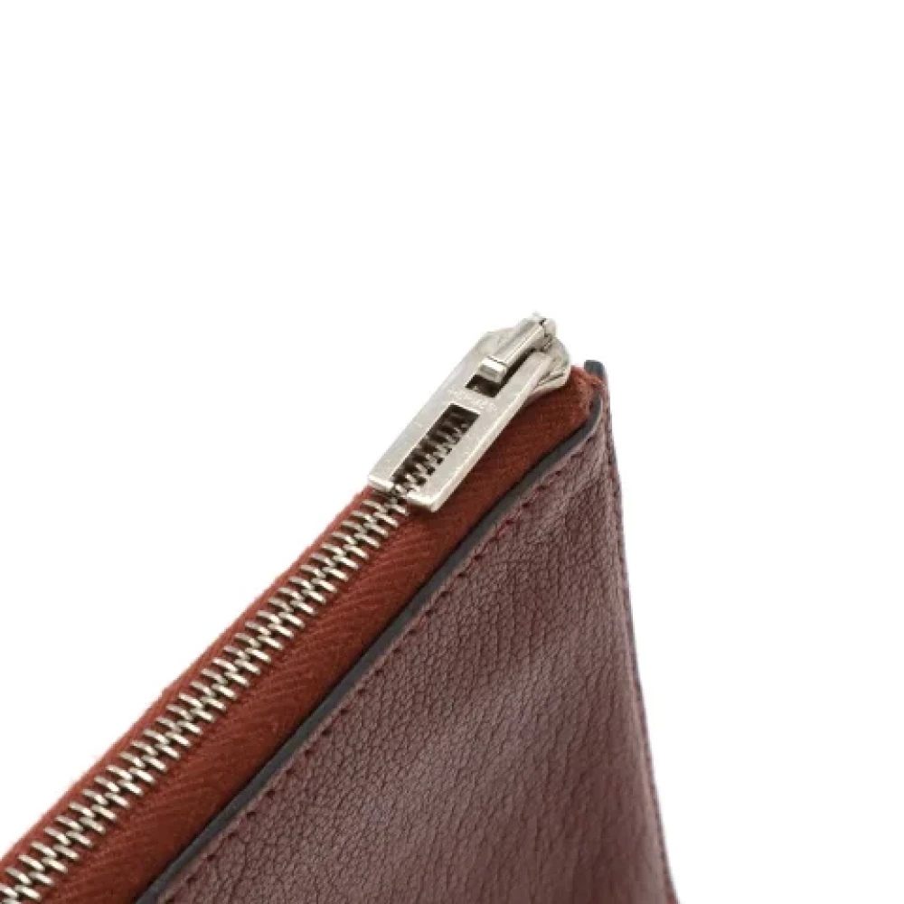 Hermès Vintage Pre-owned Leather wallets Brown Dames