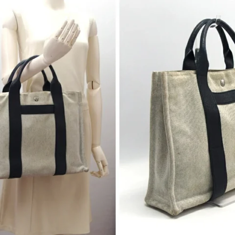 Hermès Vintage Pre-owned Cotton handbags Multicolor Dames