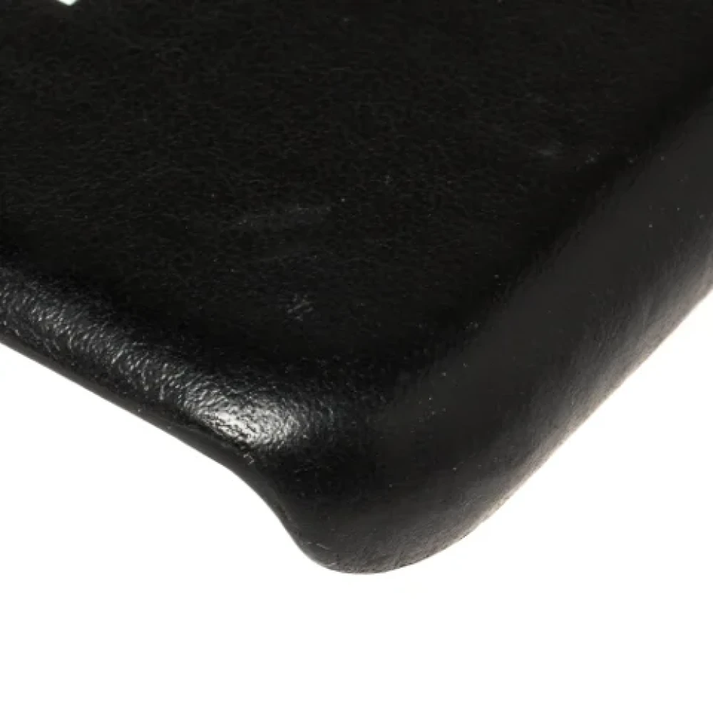 Burberry Vintage Pre-owned Leather home-office Black Dames