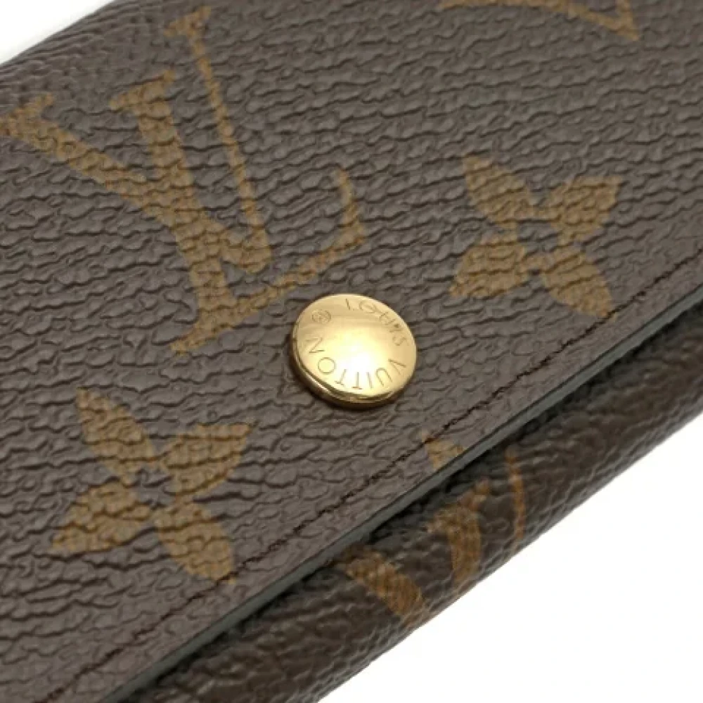 Louis Vuitton Vintage Pre-owned Fabric key-holders Brown Dames