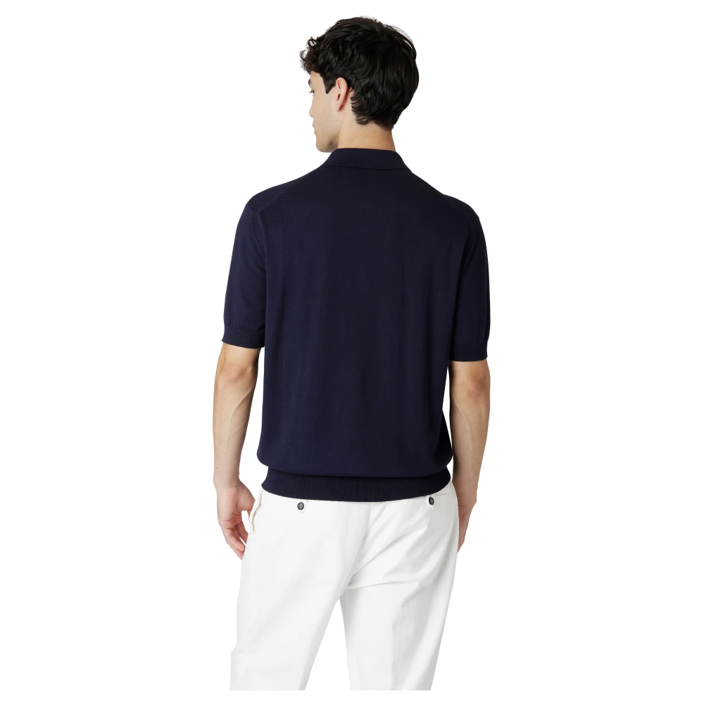 Eleventy Katoen Kasjmier Polo Shirt Gray Heren