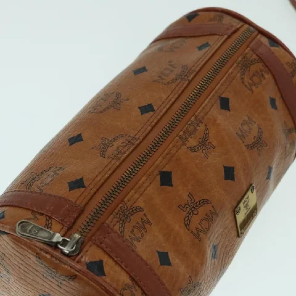 MCM Pre-owned Leather shoulder-bags Brown Dames