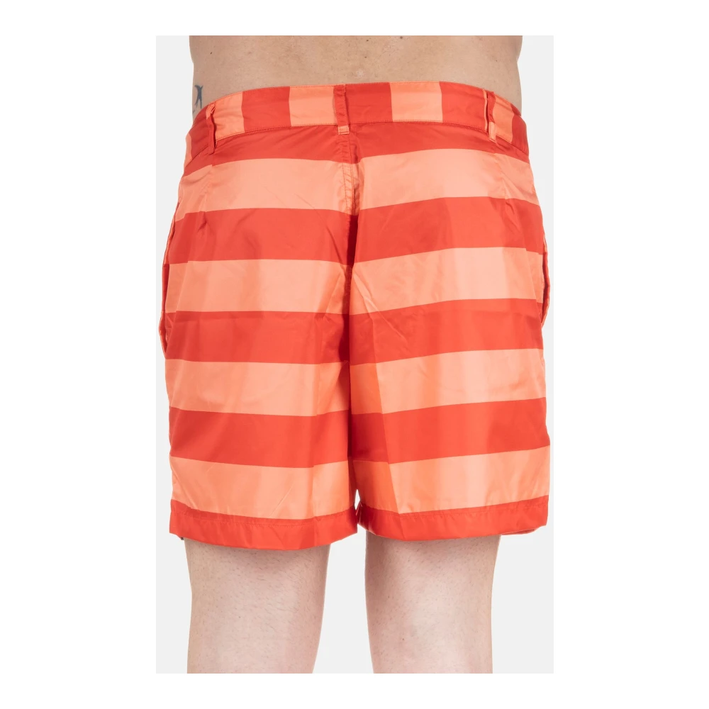 Aspesi Heren zwemkleding ALL Over Line 2 Red Heren