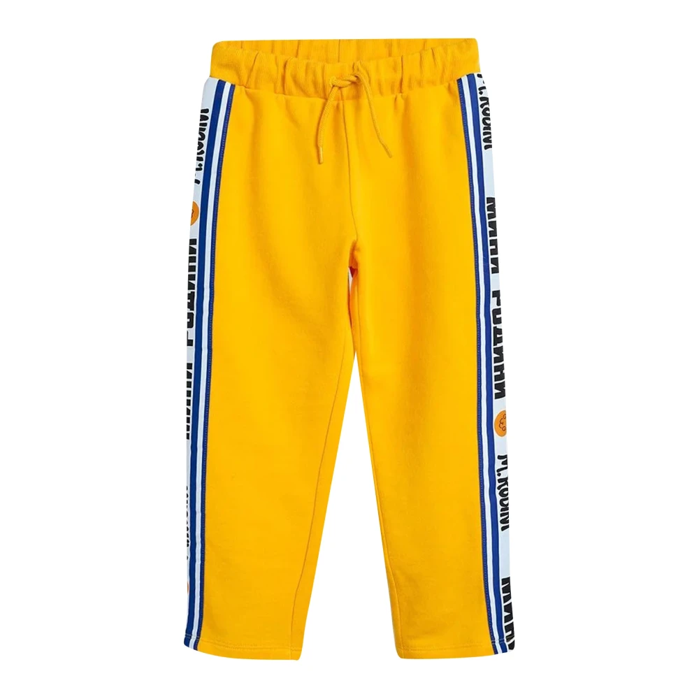 Mini Rodini Boys Yellow Trousers, 8 Y, Leggings