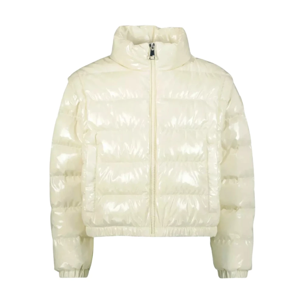 Moncler Gul Quiltad Jacka Yellow, Flicka