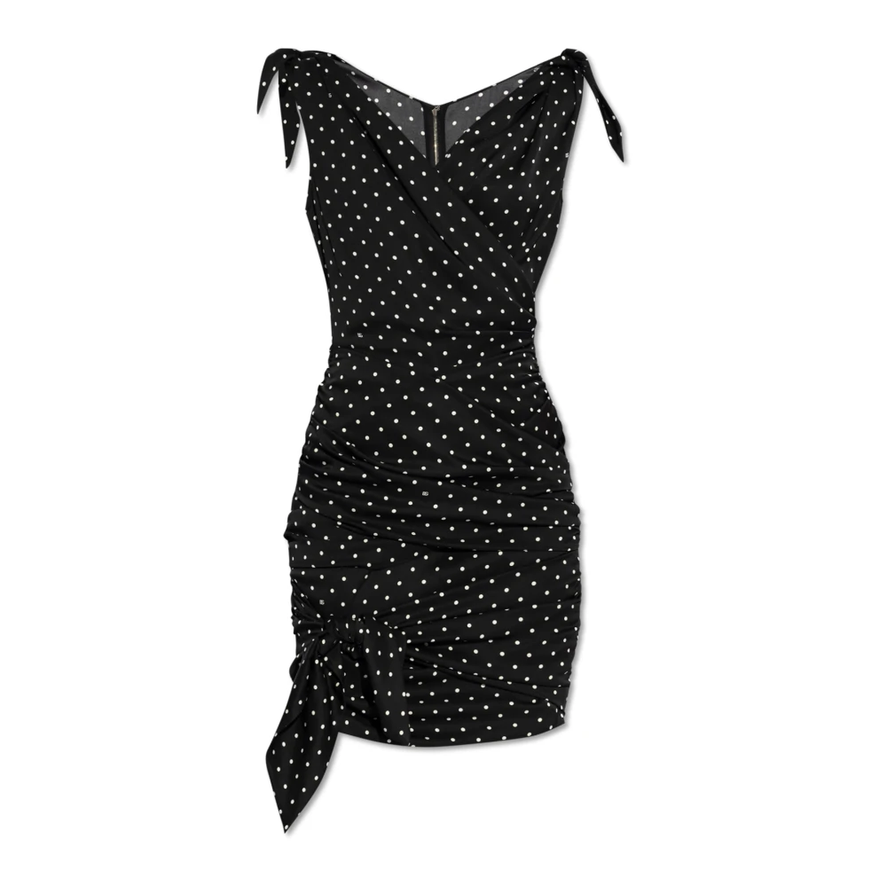 Dolce & Gabbana Jurk met polka dot-patroon Black Dames