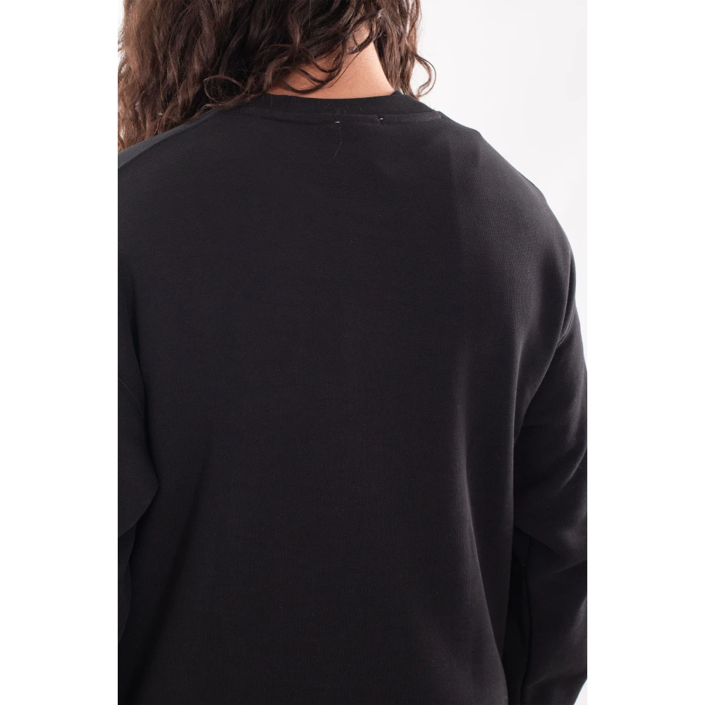 Lacoste Gezellige Croc Fleece Sweatshirt Black Heren