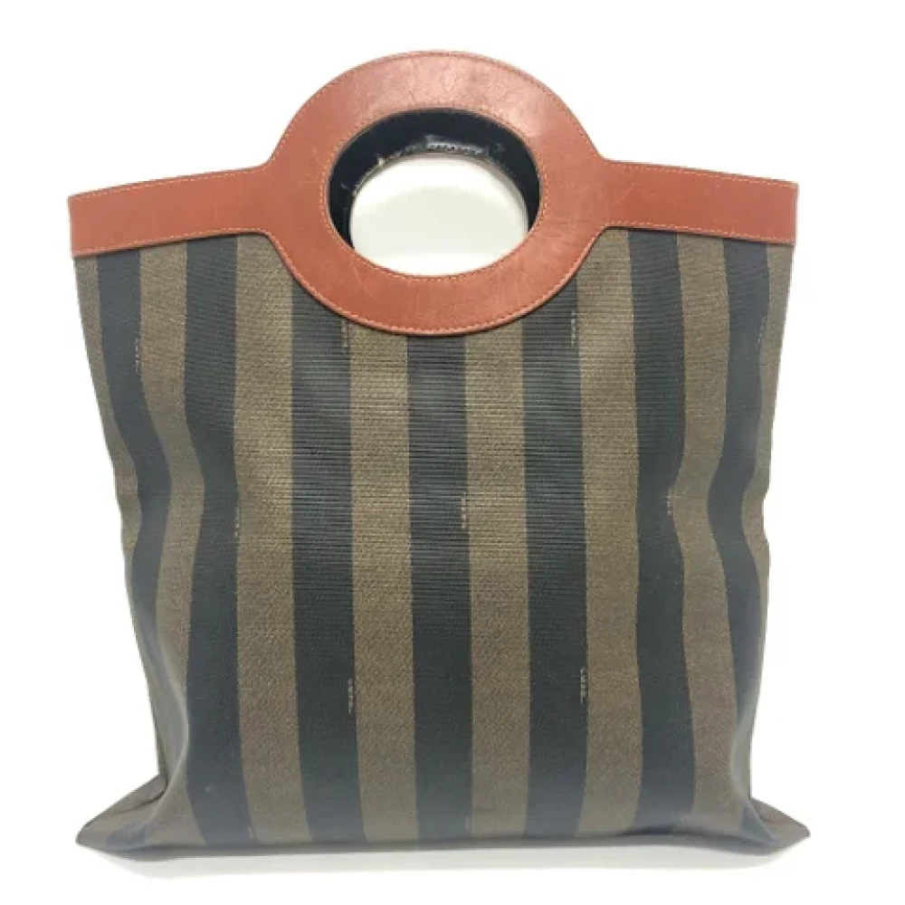 Fendi Vintage Pre-owned Leather fendi-bags Brown Dames