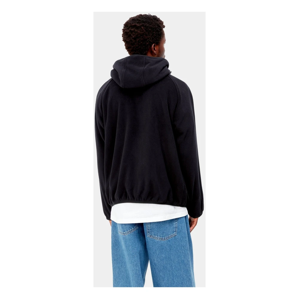 Carhartt WIP South Jacket met Polartec Fleece Black Heren