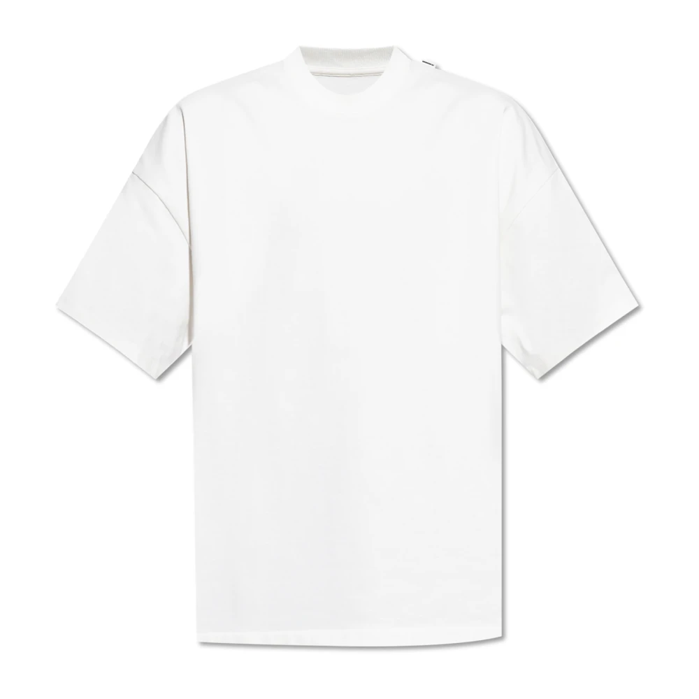 Jil Sander T-shirt in oversized stijl White Heren