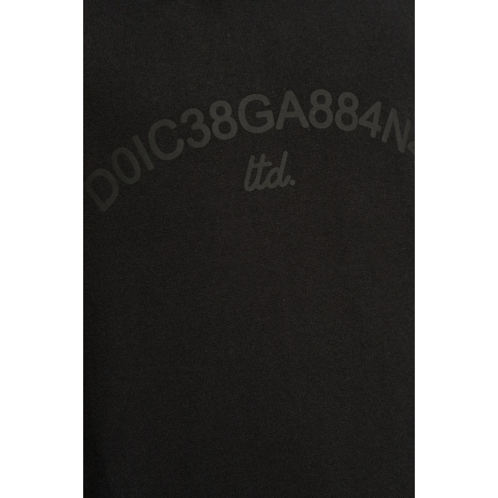 Dolce & Gabbana Hoodie met logo Black Heren