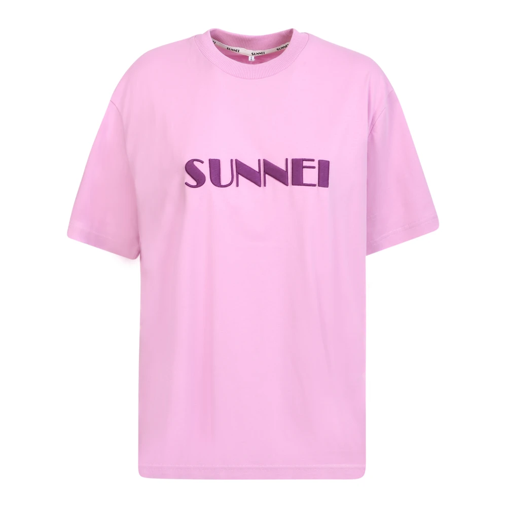 Sunnei - Tops > T-Shirts - Purple - Sunnei - Modalova