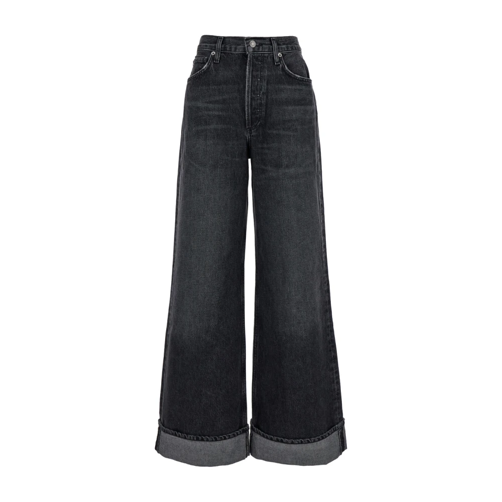 Agolde Women's Grey Denim Jeans For