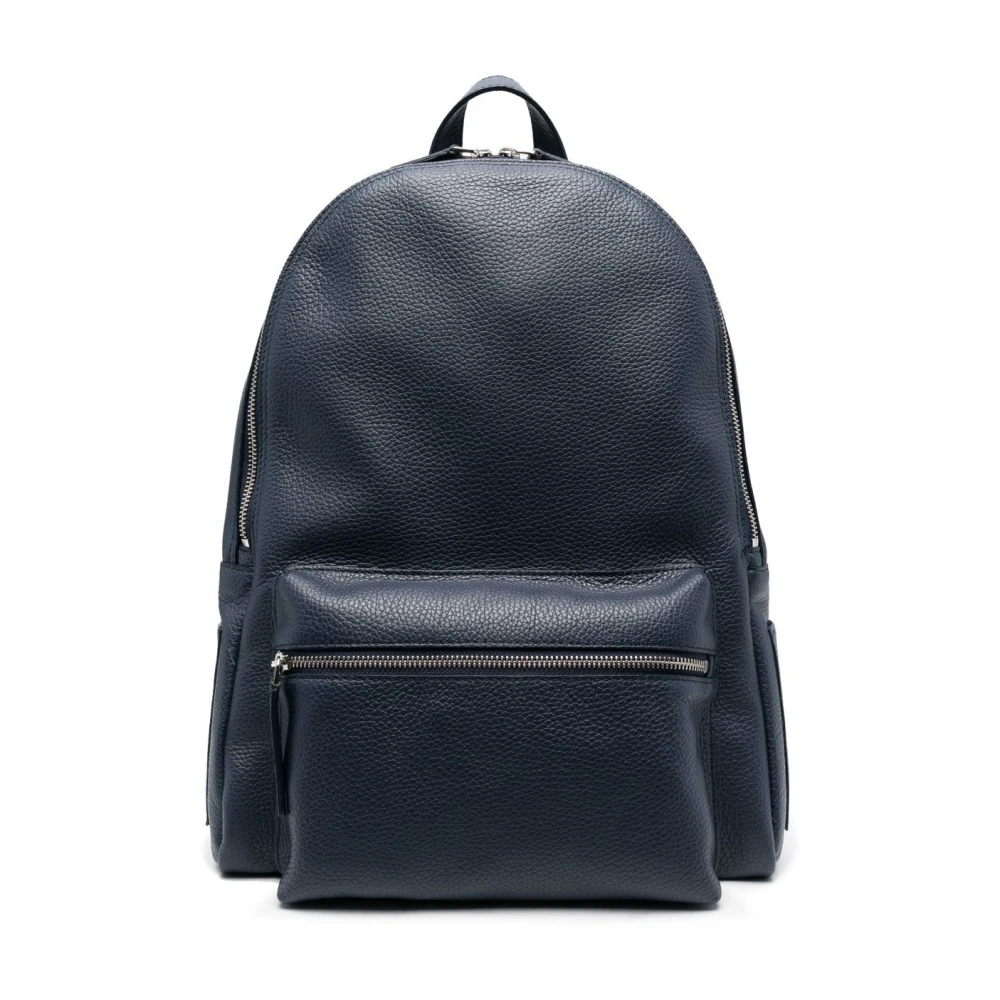 Orciani Herr Blå Väskor One Size, Bomull, Micron Backpack