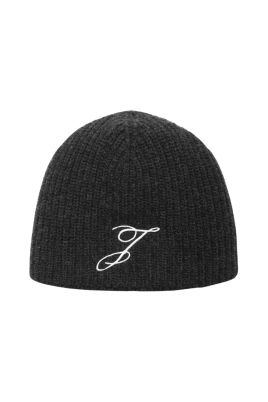 Mörkgrå Spiral Beanie