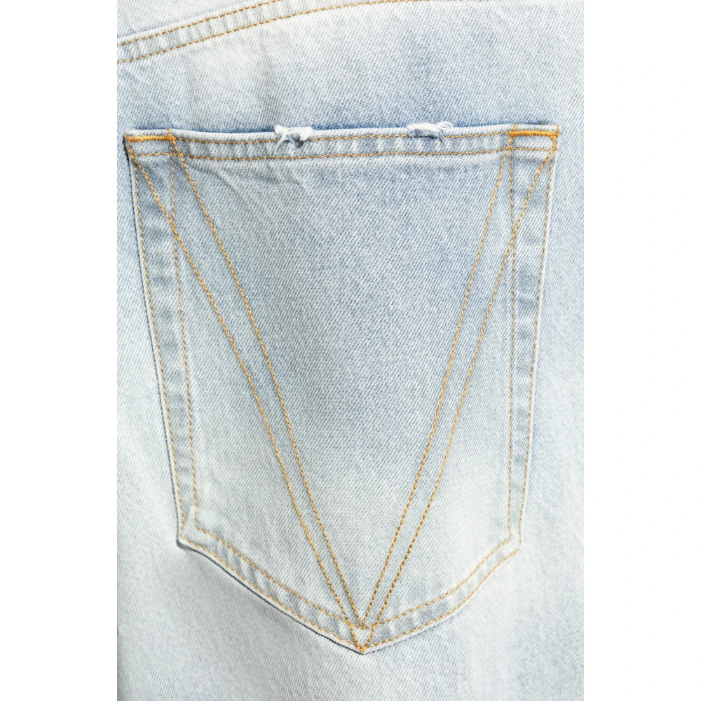 Vetements Jeans met logo Blue Heren