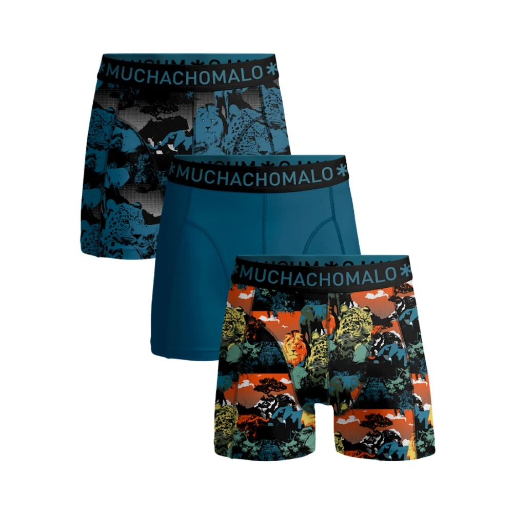Muchachomalo Sportieve en Modieuze Heren Boxershorts 3-Pack Multicolor Heren