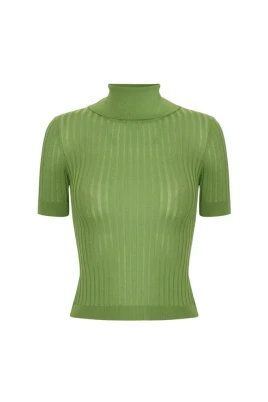 Sheer knit top