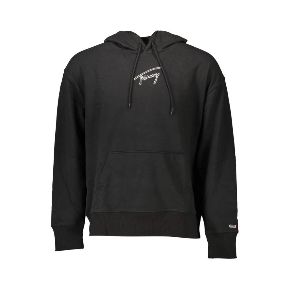 Tommy Hilfiger Men's Black Cotton Sweater