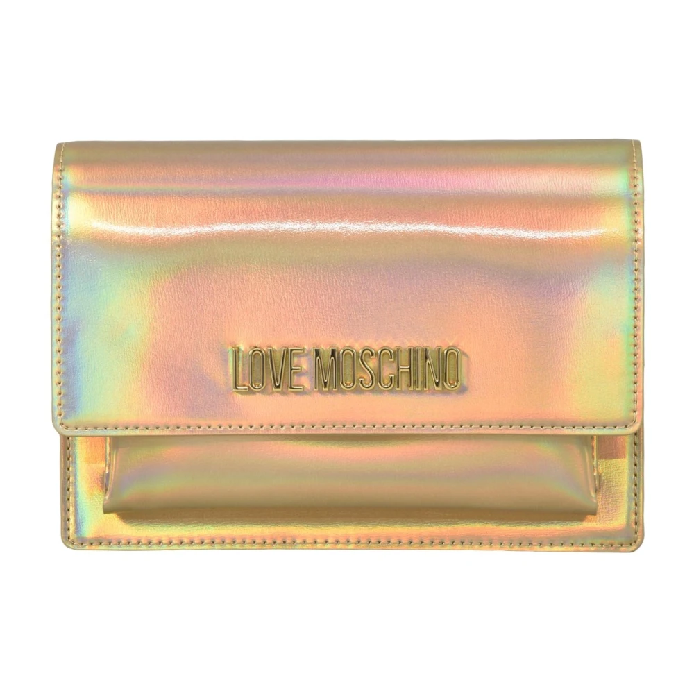 Love Moschino Stijlvolle PU-tas Yellow Dames