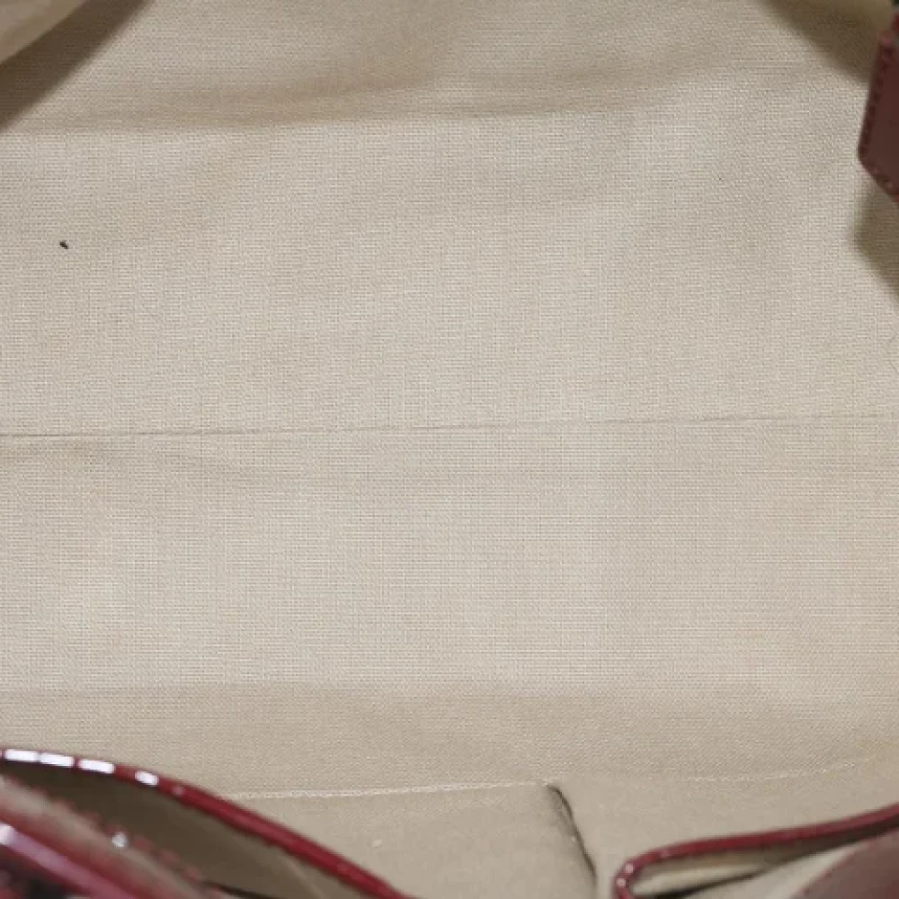 Burberry Vintage Pre-owned Canvas totes Red Dames