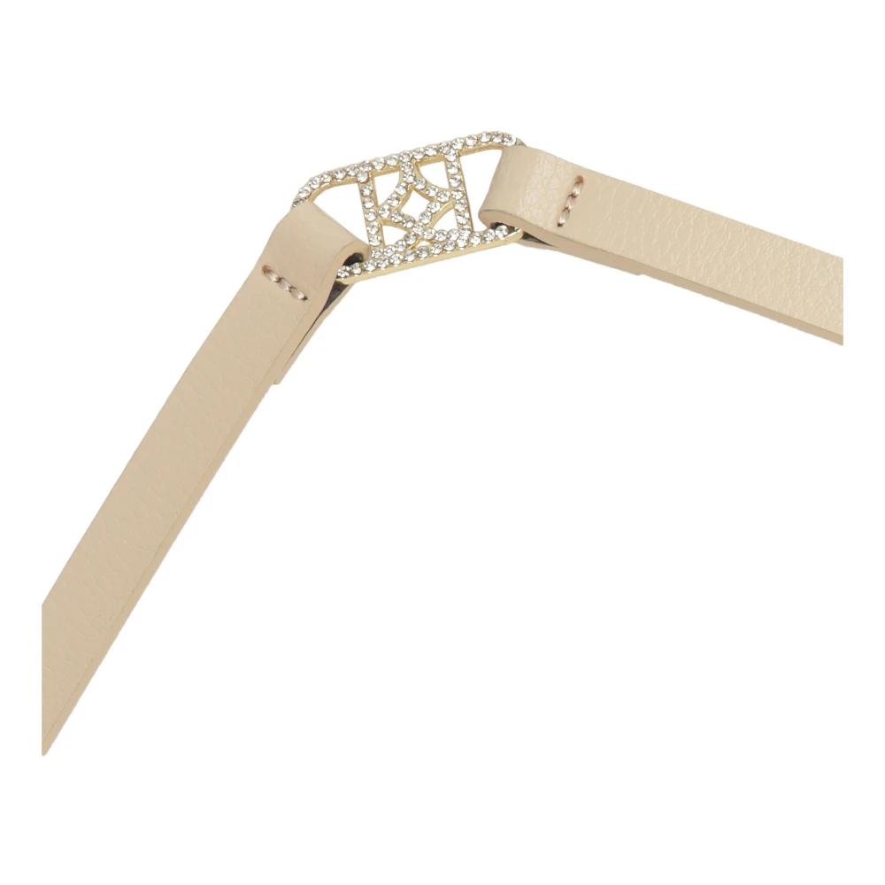 Kazar Decoratieve riem met kristallen en ketting Beige Dames