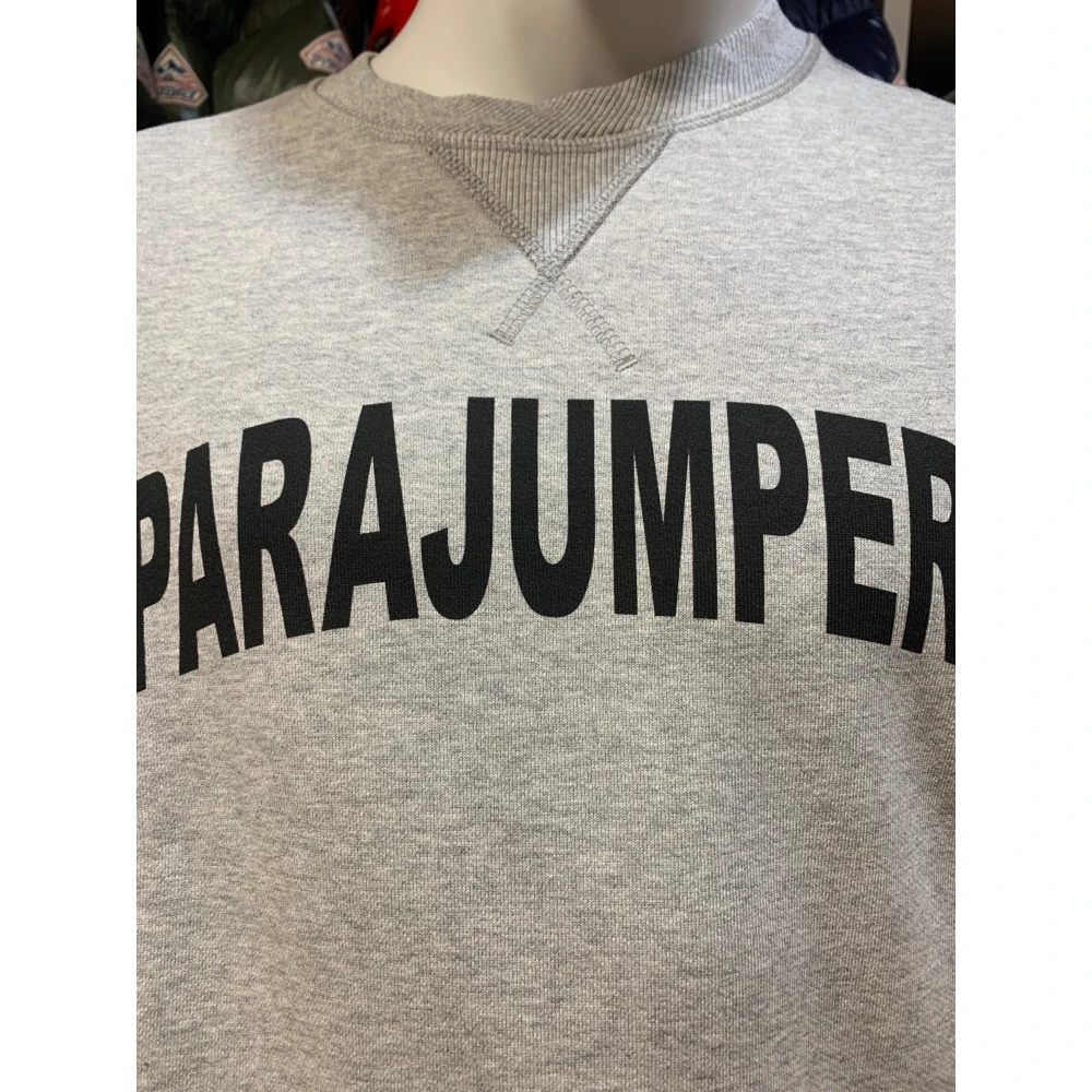 Parajumpers Katoenen Sweatshirt Gray Heren