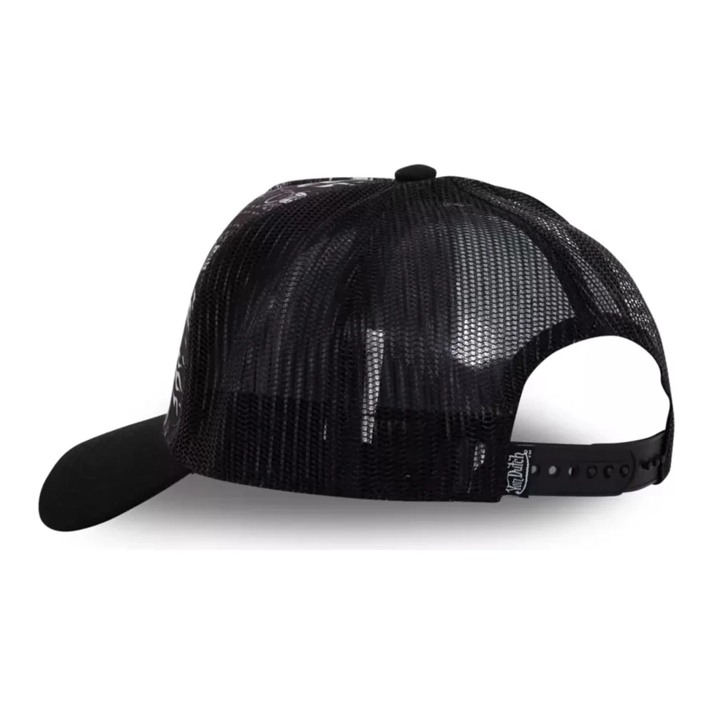 Von Dutch Zwarte CT Ban Trucker Cap Multicolor Heren