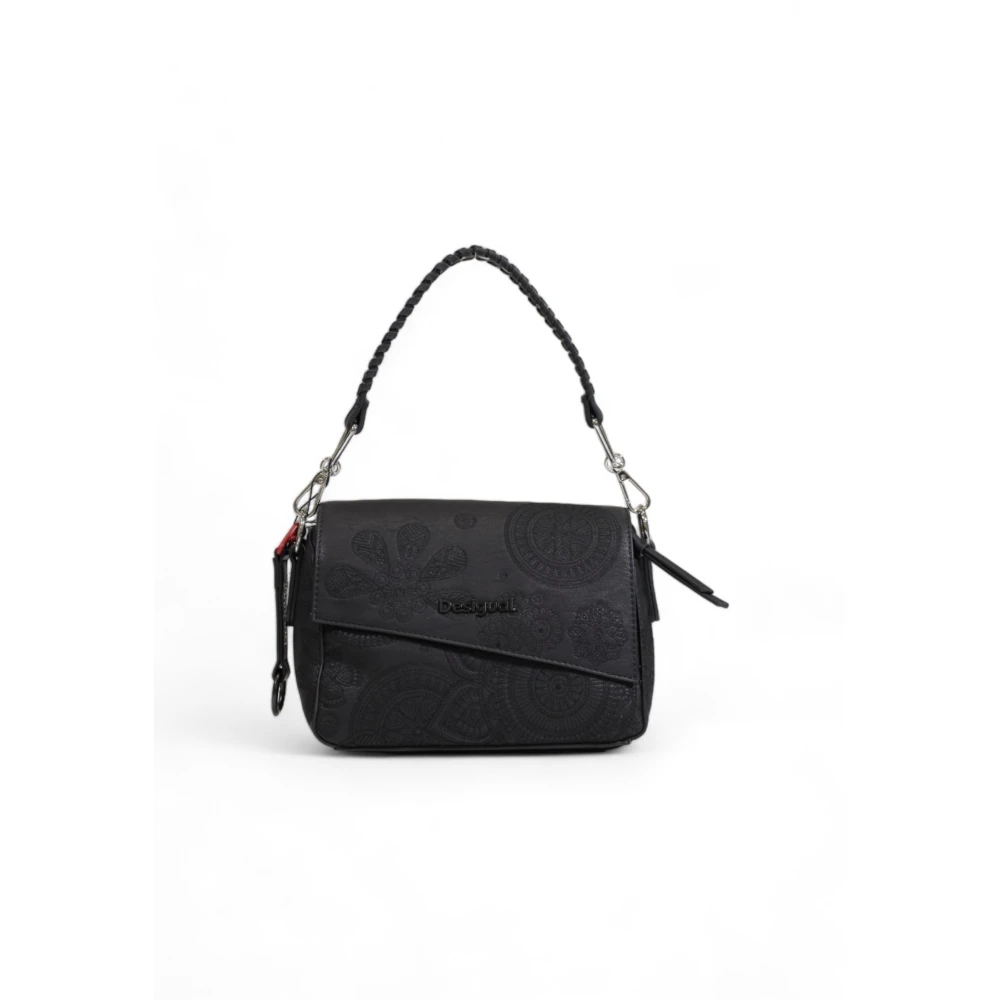 Black Donna Desigual Borse, Nero, Taglia Unica, Bags,