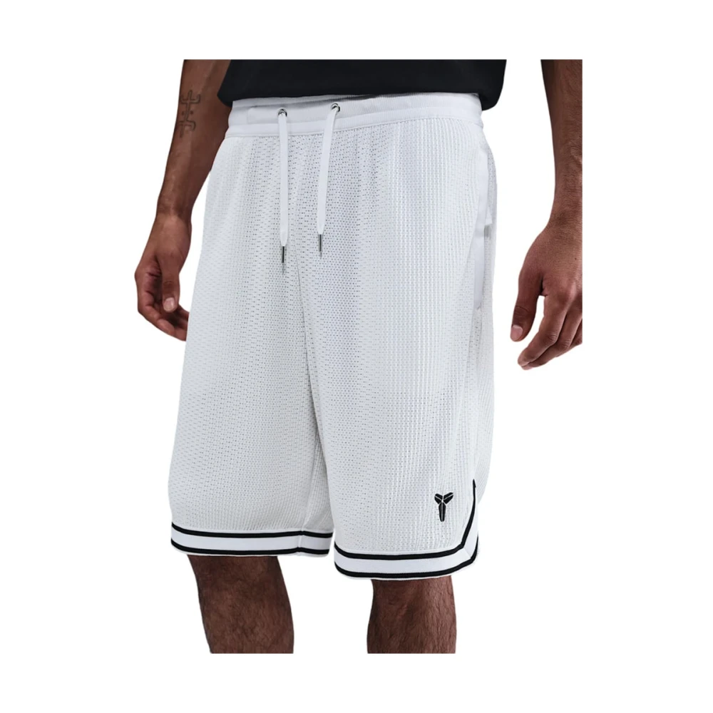 Nike White Training Shorts, Male, Xl, Kobe Pleated Basketball Shorts