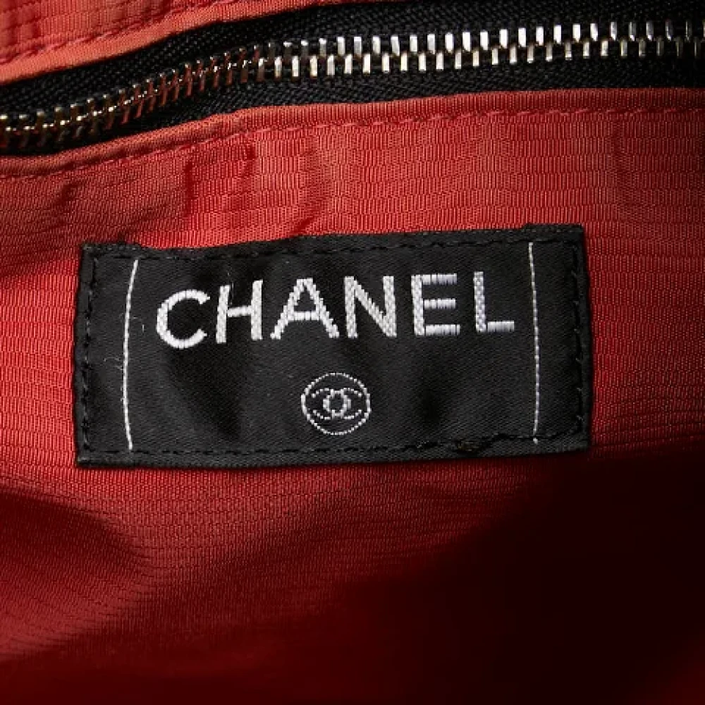 Chanel Vintage Pre-owned Canvas chanel-bags Black Dames
