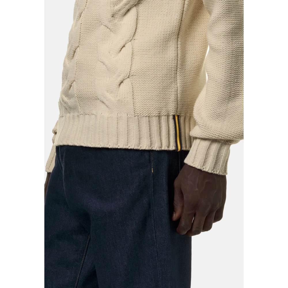 K-way Stijlvolle Breigoed Collectie Beige Heren
