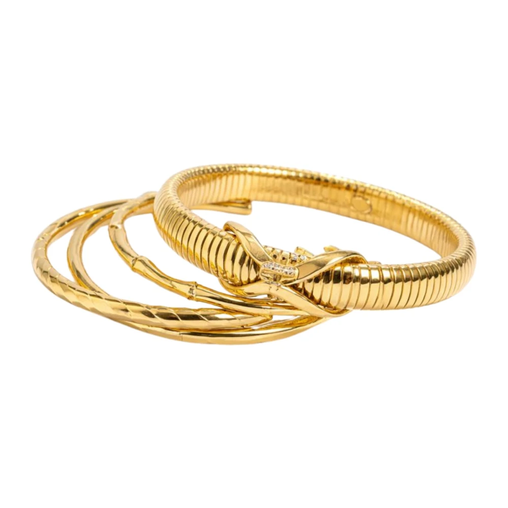 Twinset Women's Yellow Bracelets, One Size, Bijoux Golden
