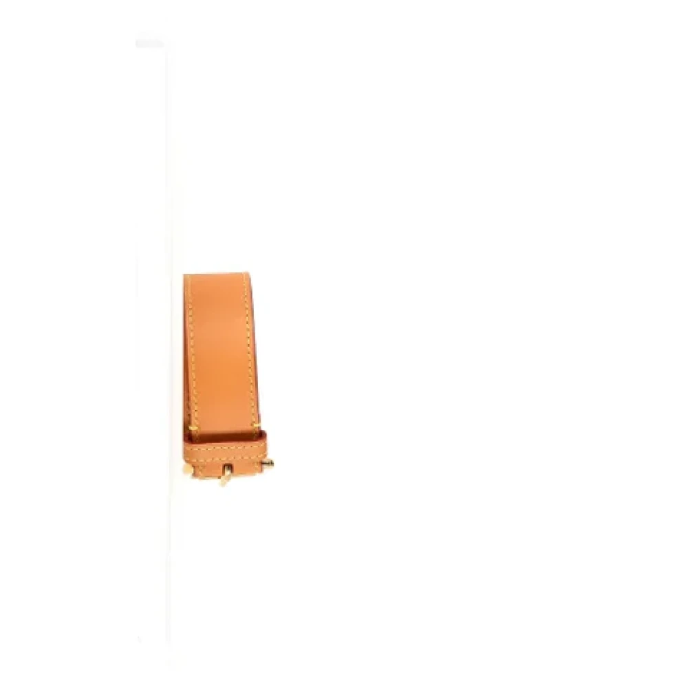 Louis Vuitton Vintage Pre-owned Leather belts Beige Dames